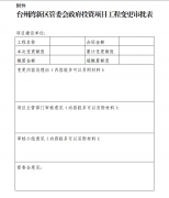 关于印发台州湾新区管委会政府投资项目投资控制和变更管理办法的通知