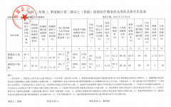 <b>2019年第一季度浙江省二级以上（省级）医院医疗服务阳光用药及相关信息表</b>