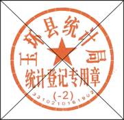 关于启用“玉环县统计局统计登记专用章-2”印章的通知